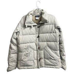 Patagonia Ivory Toggle Down Puffer Jacket Sz M